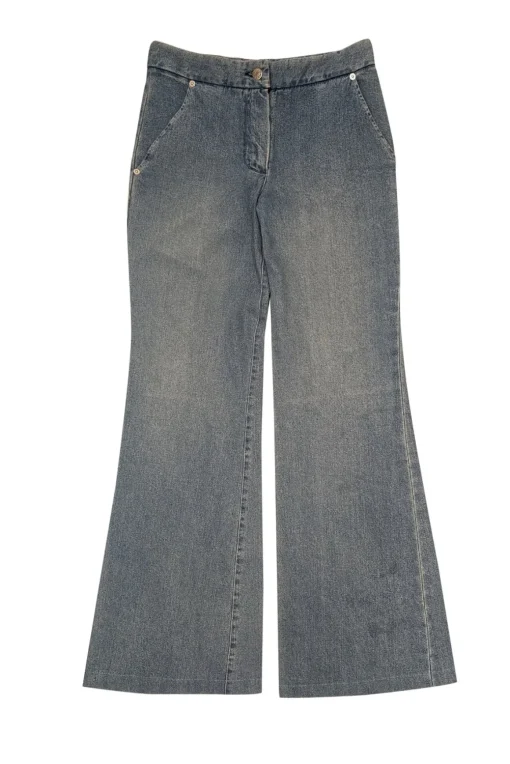 Chloe - Light Wash Wide Leg Jeans Sz 2