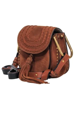 Chloe - Tan Suede Crossbody Bag