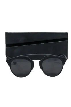 Christian Dior - Black Cat Eye Aviator Sunglasses