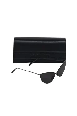 Christian Dior - Black Metal Cat Eye Sunglasses
