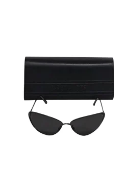Christian Dior - Black Metal Cat Eye Sunglasses
