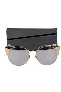 Christian Dior - Gold & White Sunglasses