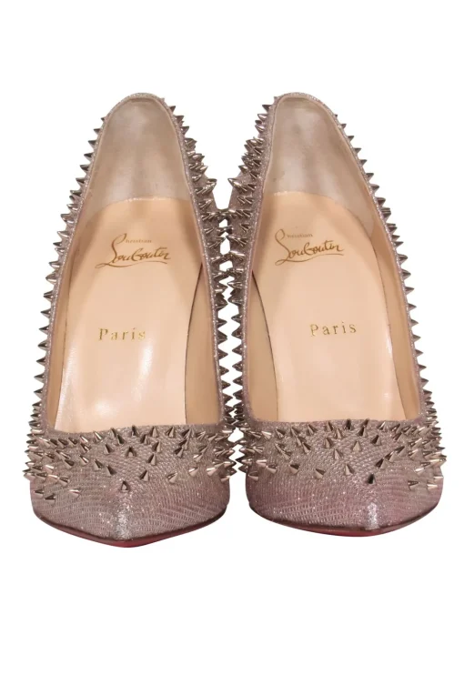 Christian Louboutin - Champagne Escarpic Spike Pump Sz 10
