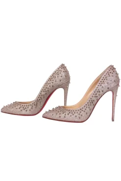 Christian Louboutin - Champagne Escarpic Spike Pump Sz 10