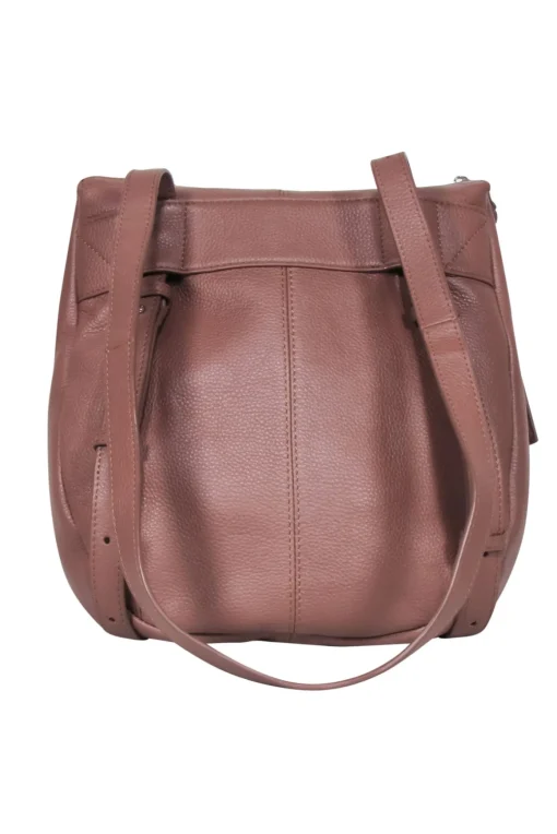 Christopher Kon - Light Brown Pebbled Leather Backpack