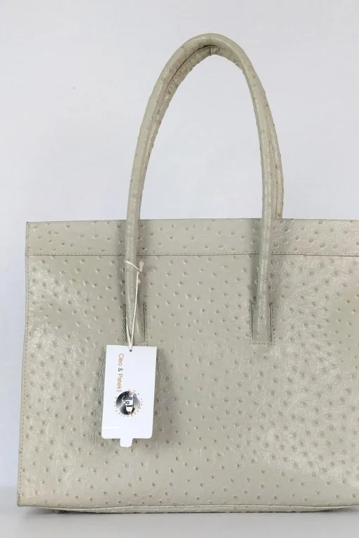 Cleo & Patek - Cream Textured Tote Bag