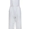 Club Monaco - Ivory Sleeveless Drawstring Jumpsuit Sz 2