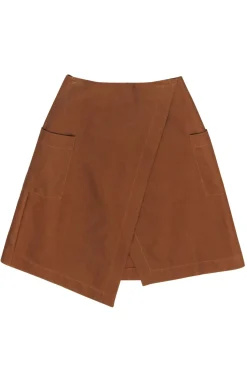 CO - Brown Cargo Wrap Skirt Sz XS