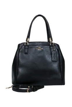 Coach - Black Leather Crossbody w/ Dual Handles