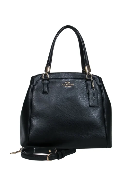 Coach - Black Leather Crossbody w/ Dual Handles
