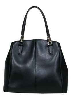 Coach - Black Leather Crossbody w/ Dual Handles