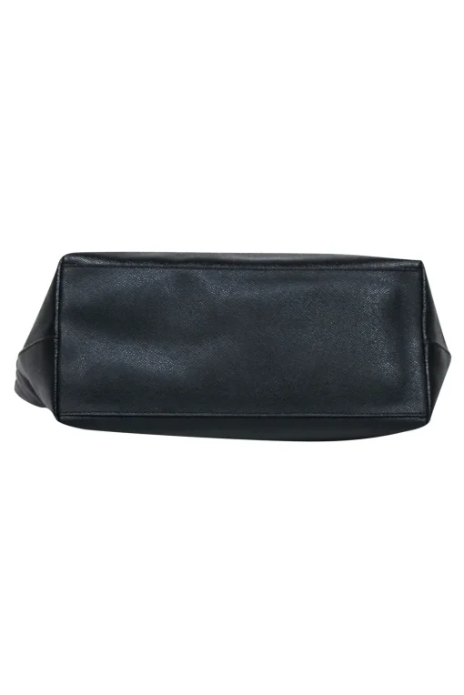 Coach - Black Pebbled Leather Tote Bag