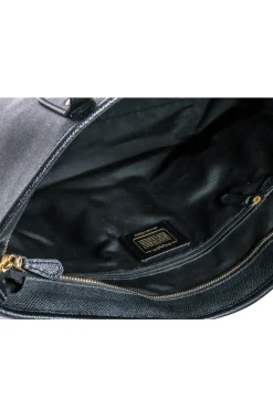 Coach - Black Pebbled Leather Tote Bag