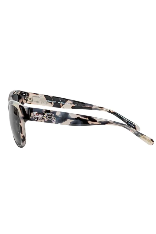 Coach - Grey & Brown Translucent "Cookies & Cream" Tortoise Sunglasses