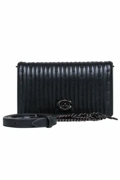 Coach - Mini Crossbody Convertible Belt Bag w/ Matte Studs & Chain Strap