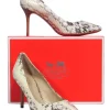 Coach - White & Black Snakeskin "Nala" Pumps Sz 8