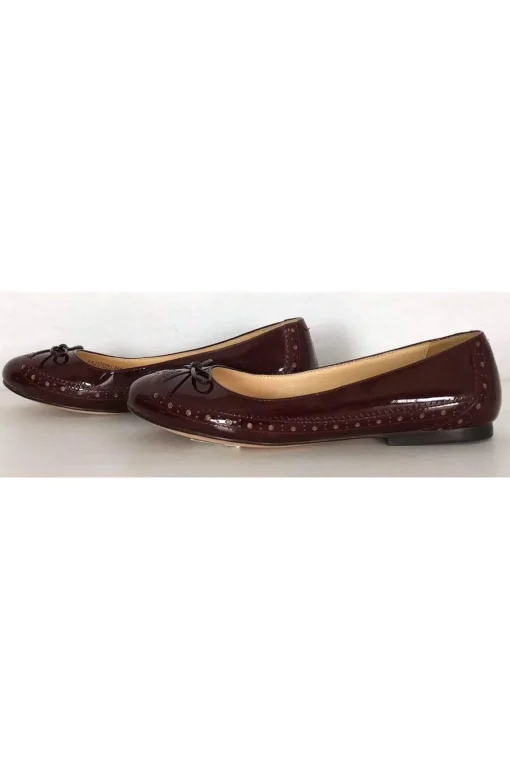 Cole Haan - Maroon Ballet Flats w/ Bow Sz 5.5