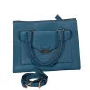 Cole Haan - Turquoise Blue Saffiano Leather Satchel Bag