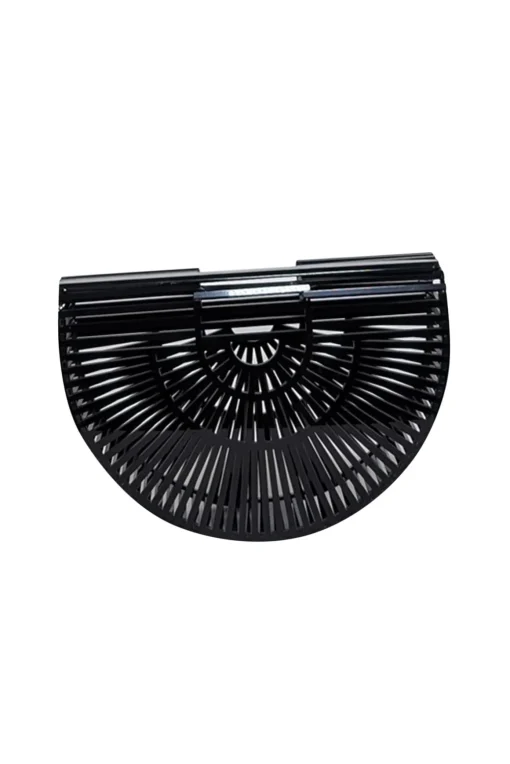 Cult Gaia - Black Acrylic Ark Small Bag