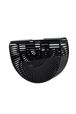 Cult Gaia - Black Acrylic Ark Small Bag