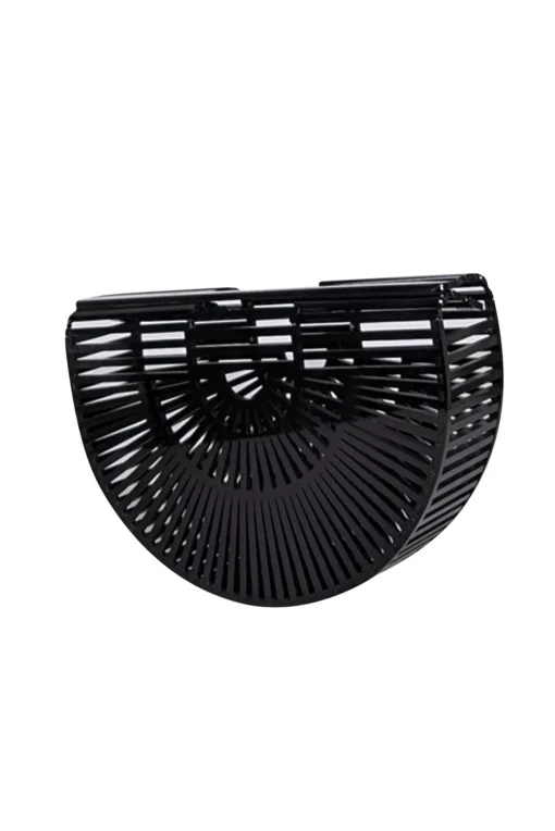 Cult Gaia - Black Acrylic Ark Small Bag