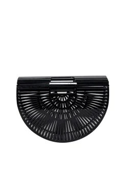 Cult Gaia - Black Acrylic Ark Small Bag