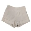 Cult Gaia - Cream Eyelash Jacquard Textured Shorts Sz 0