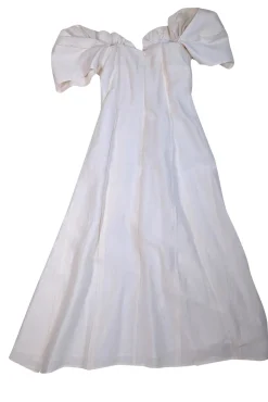 Cult Gaia - Off-White Textured Faille Off-the-Shoulder Dress Sz 2