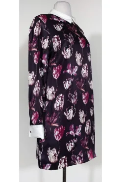 Cynthia Rowley - Floral Purple & White Dress Sz 4