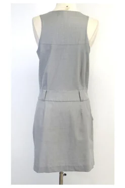 Cynthia Steffe - Grey Wool Blend Sleeveless Dress Sz 12