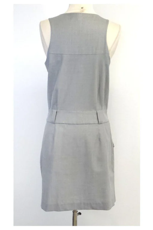 Cynthia Steffe - Grey Wool Blend Sleeveless Dress Sz 12