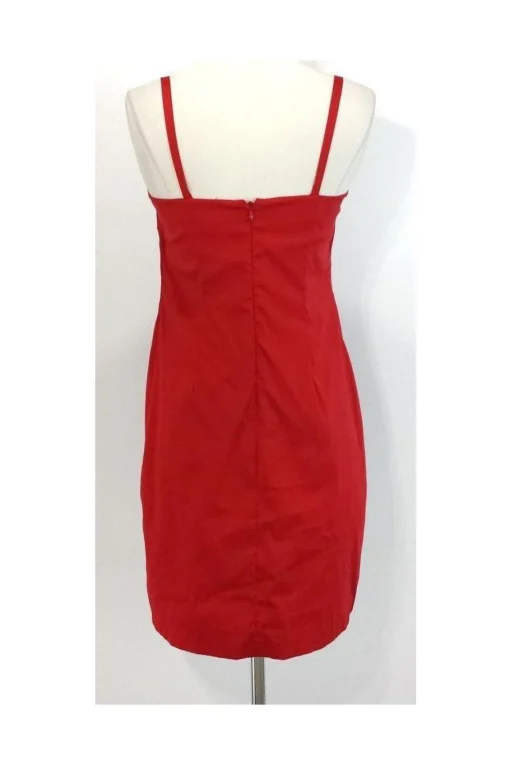 Cynthia Steffe - Red Cotton Blend Dress Sz 2