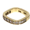 Daven - 18k Gold Rectangular Ring Sz 5