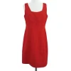 David Meister - Red Structured Sleeveless Dress Sz 10