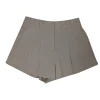 Derek Lam - Almond Beige Linen Blend Shorts Sz 4