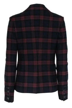 Derek Lam 10 Crosby - Ruby Blackwatch Double Button Blazer Sz 4