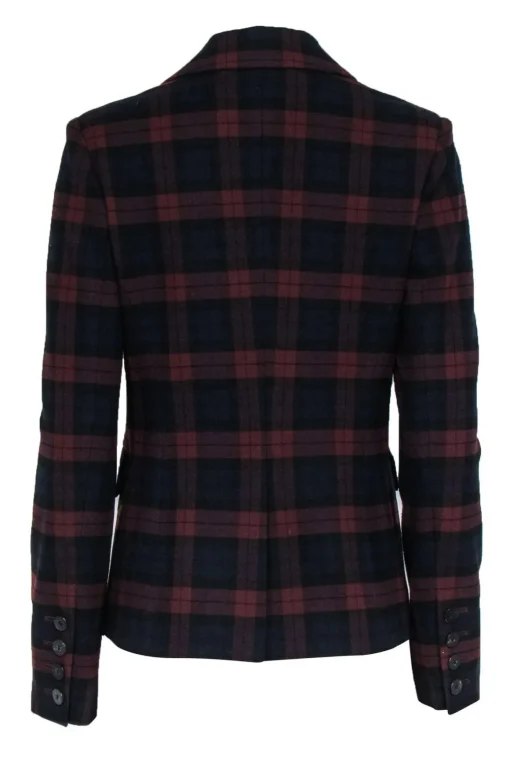 Derek Lam 10 Crosby - Ruby Blackwatch Double Button Blazer Sz 4