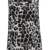 Diane von Furstenberg - Beige & Black Leopard Print Silk Tank Top Sz S