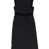 Diane von Furstenberg - Black Floral Mesh Dress Sz 4