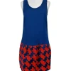 Diane von Furstenberg - Blue Patterned Dress Sz 4