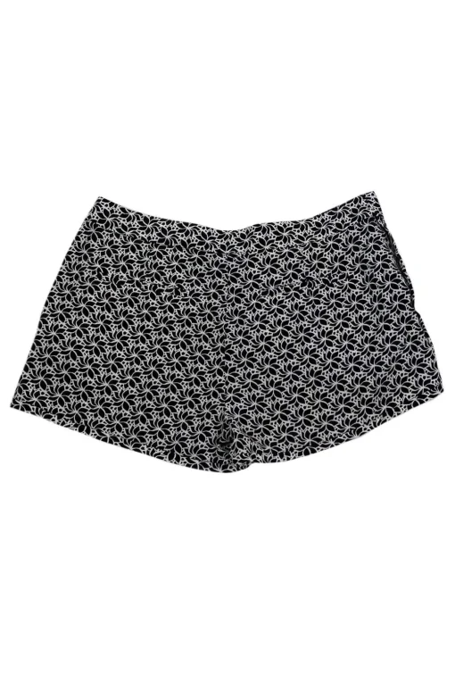 Diane von Furstenberg - Black & White Patterned Shorts Sz 4