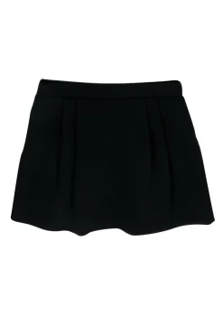 Diane von Furstenberg - Black Pleated Miniskirt Sz 2