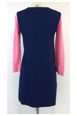 Diane von Furstenberg - Pink, Navy & White Dress Sz XS/P
