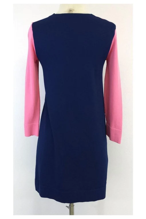 Diane von Furstenberg - Pink, Navy & White Dress Sz XS/P