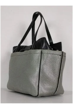 Diane von Furstenberg - Silver & Black Satchel