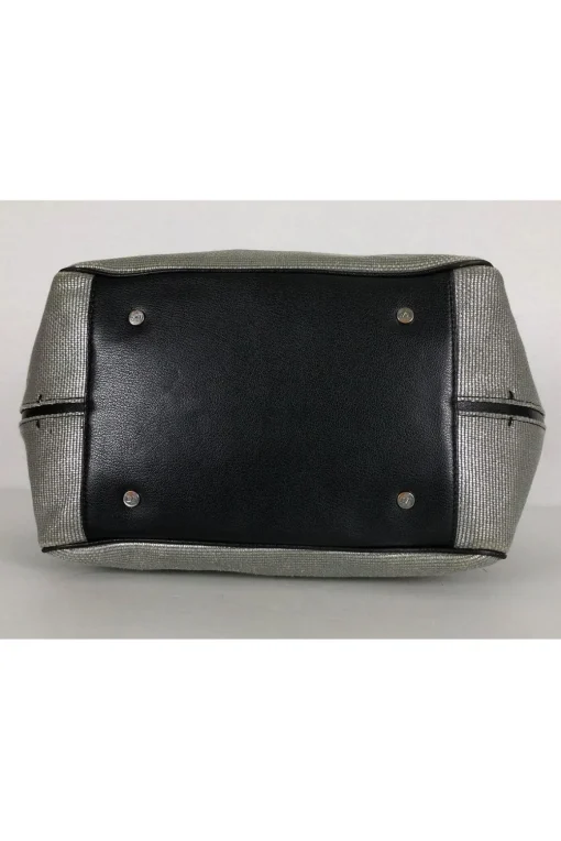 Diane von Furstenberg - Silver & Black Satchel