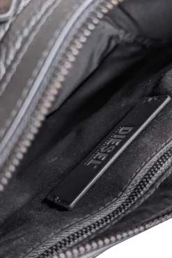 Diesel - Black Leather Puff Shoulder Bag