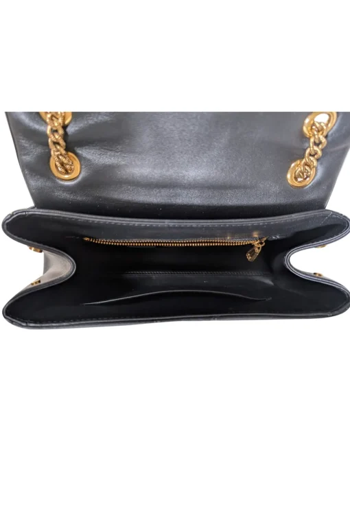 Dolce & Gabbana - Black Leather Nappa Quilted Large Devotion Shoulder Bag