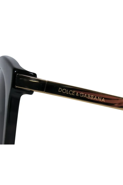 Dolce & Gabbana - Brown Tortoise Shell Round Sunglasses w/ Gold Trim