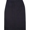 Dolce & Gabbana - Dark Denim Pencil Midi Skirt Sz XS